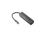 TRUST - 23328 - Halyx Aluminium USB-C to 4-Port USB-A 3.2 Hub