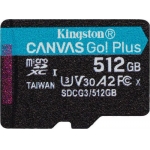 Kingston Canvas Go! Plus512 GB  SDCG3/512GB with adapter