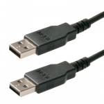 CABLE USB 2.0 A/A MM 1,8m BLACK