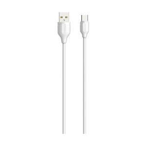Data Cable LDNIO LS371 Micro/USB 1.0m, White ( 40070)