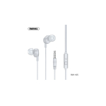 Remax Stereo earphones with microphone RW-105 White (20475)