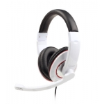 GEMBIRD STEREO HEADSET GLOSSY WHITE     MHS-001GW