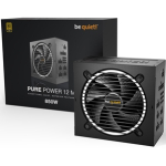 BEQUIET PSU PURE POWER 12 M 850W BN344, GOLD CERTIFIED, MODULAR CABLES, SILENT OPTIMIZED 12CM FAN, 1
