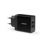ANKER Wall Charger 2-Port USB-A 24W Black