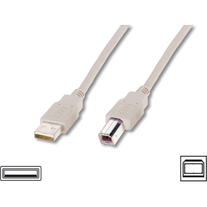 CABLE DIGITUS  USB 2.0 A-B  M/M  5m  AK-300105-050-E